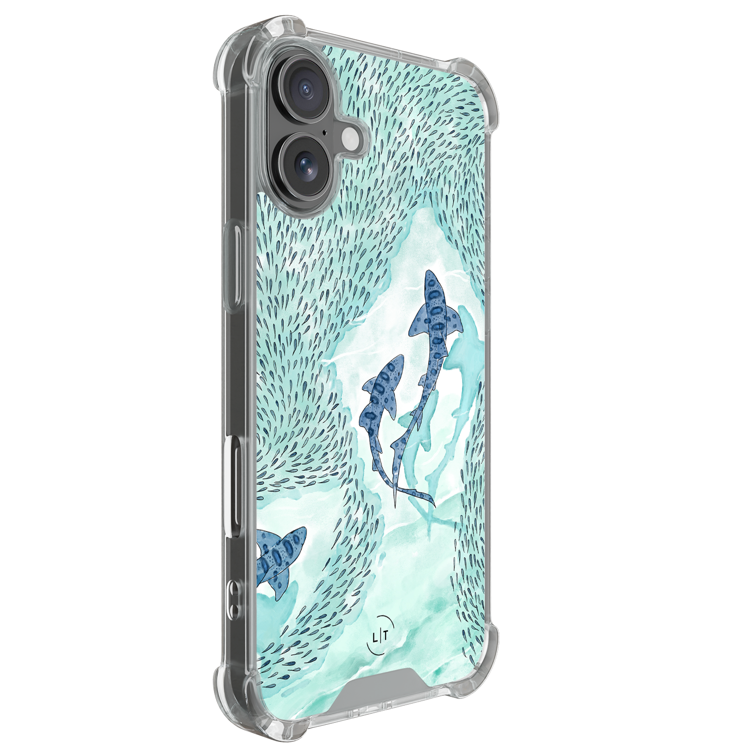 Leuke Telefoonhoesjes iPhone 17 shockproof case - Baby shark