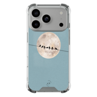 Leuke Telefoonhoesjes iPhone 17 Pro shockproof case - Moon birds