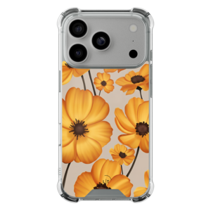 Leuke Telefoonhoesjes iPhone 17 Pro shockproof case - Golden bloom