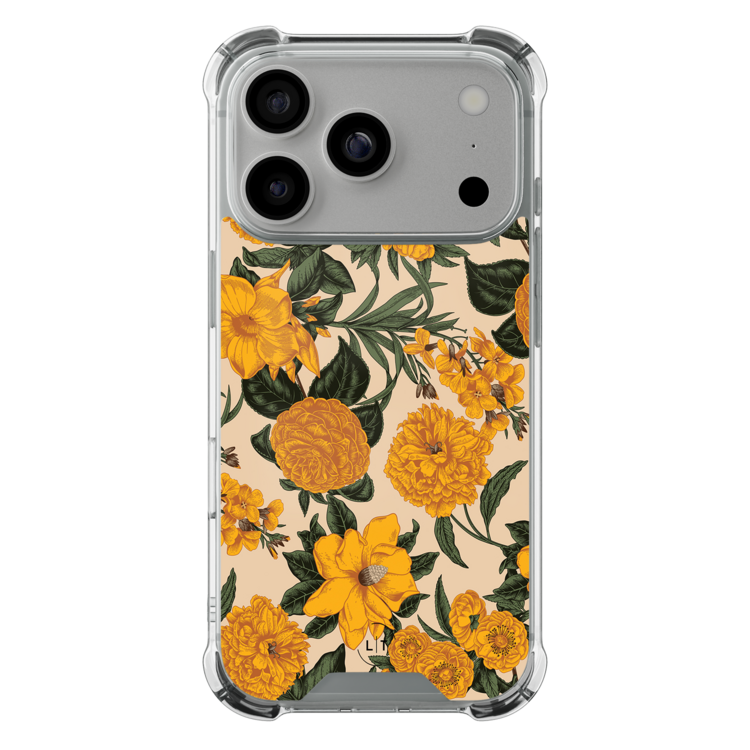 Leuke Telefoonhoesjes iPhone 17 Pro shockproof case - Retro flowers