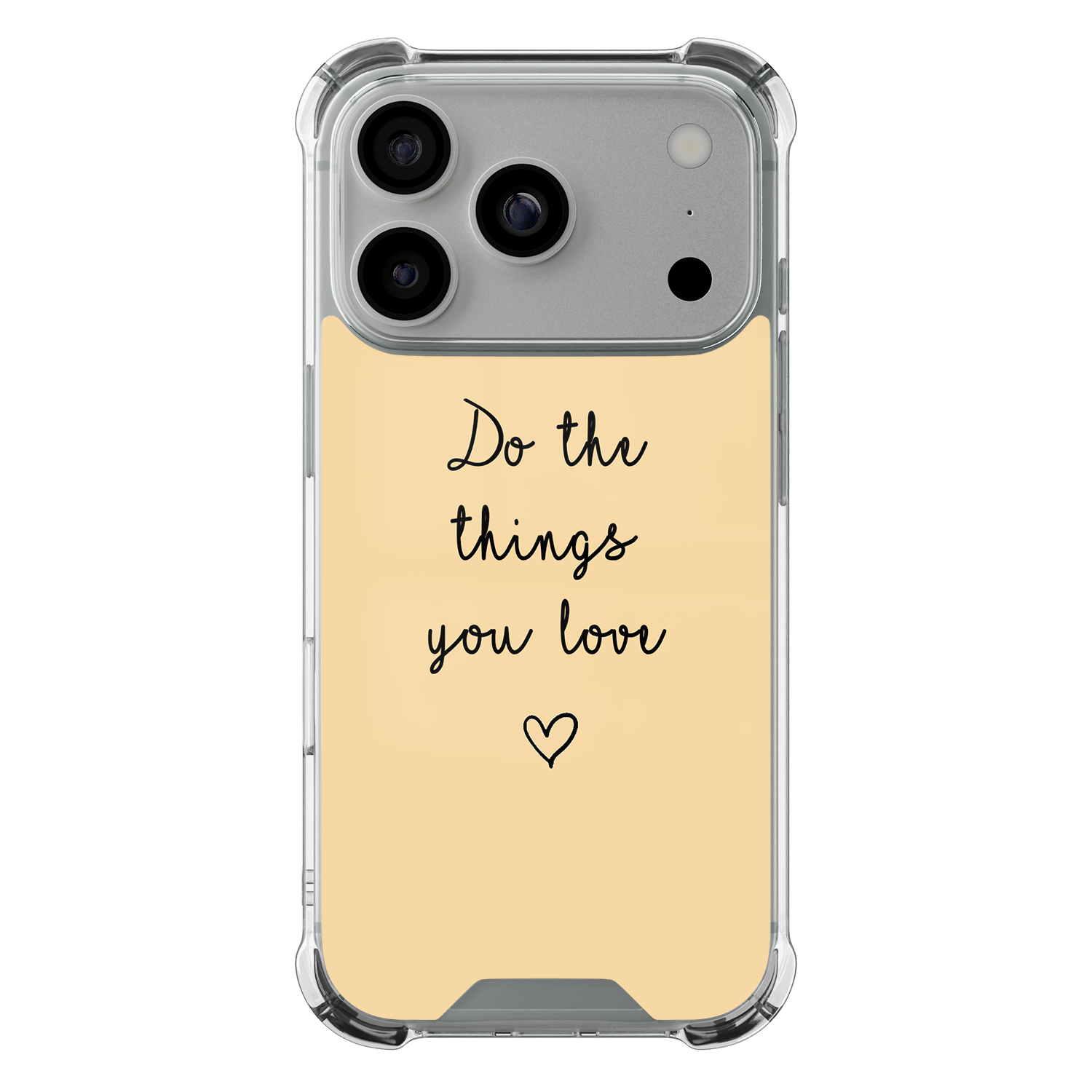 Leuke Telefoonhoesjes iPhone 17 Pro shockproof case - Do the things you love