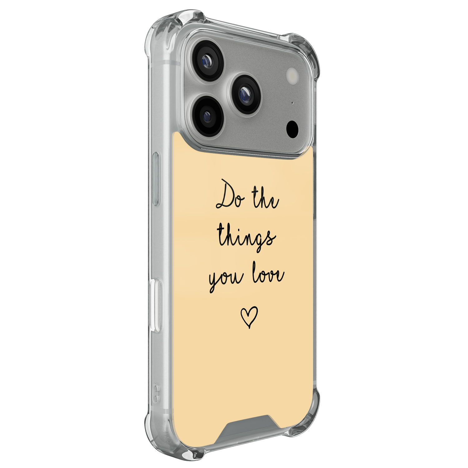 Leuke Telefoonhoesjes iPhone 17 Pro shockproof case - Do the things you love