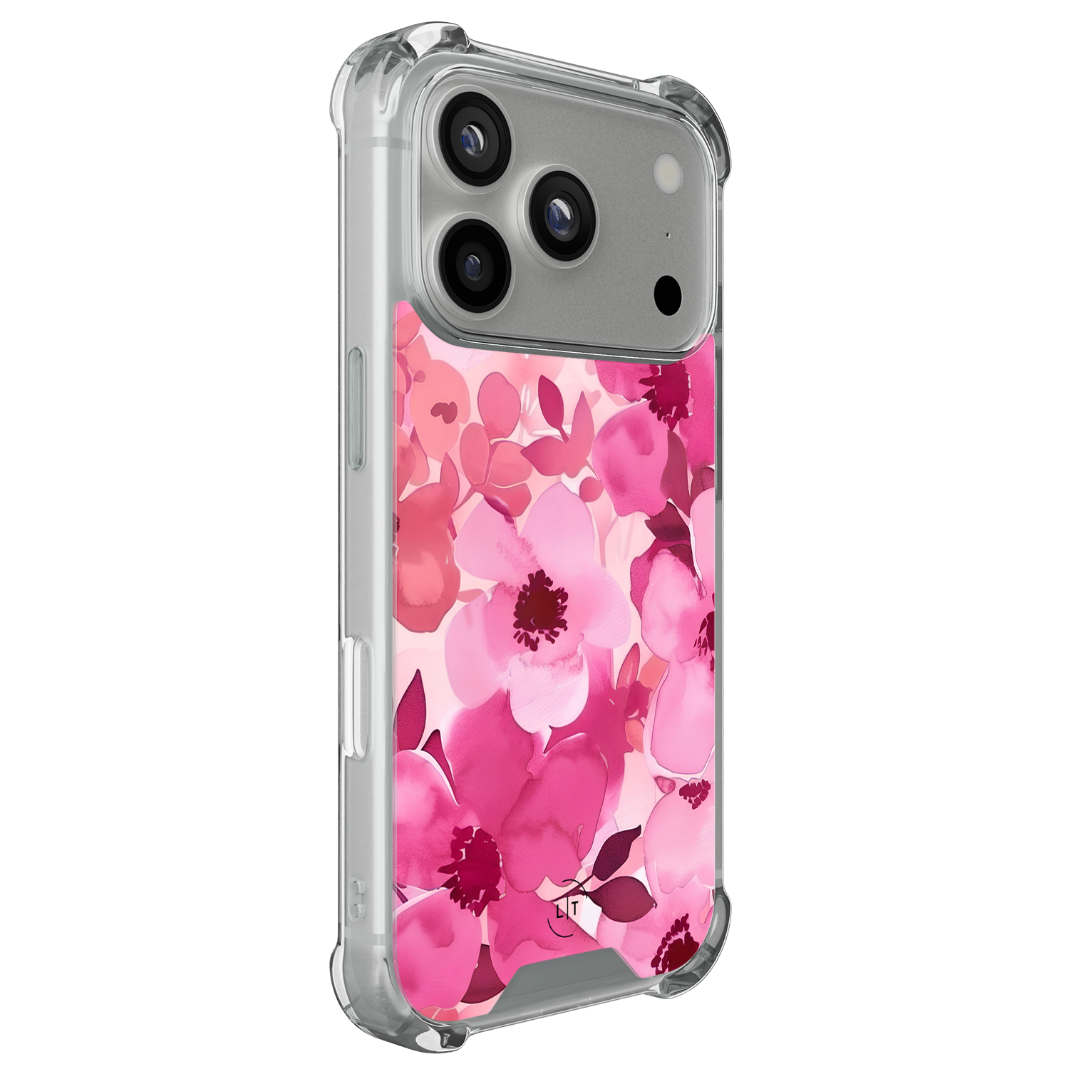 Leuke Telefoonhoesjes iPhone 17 Pro shockproof case - Rosy garden