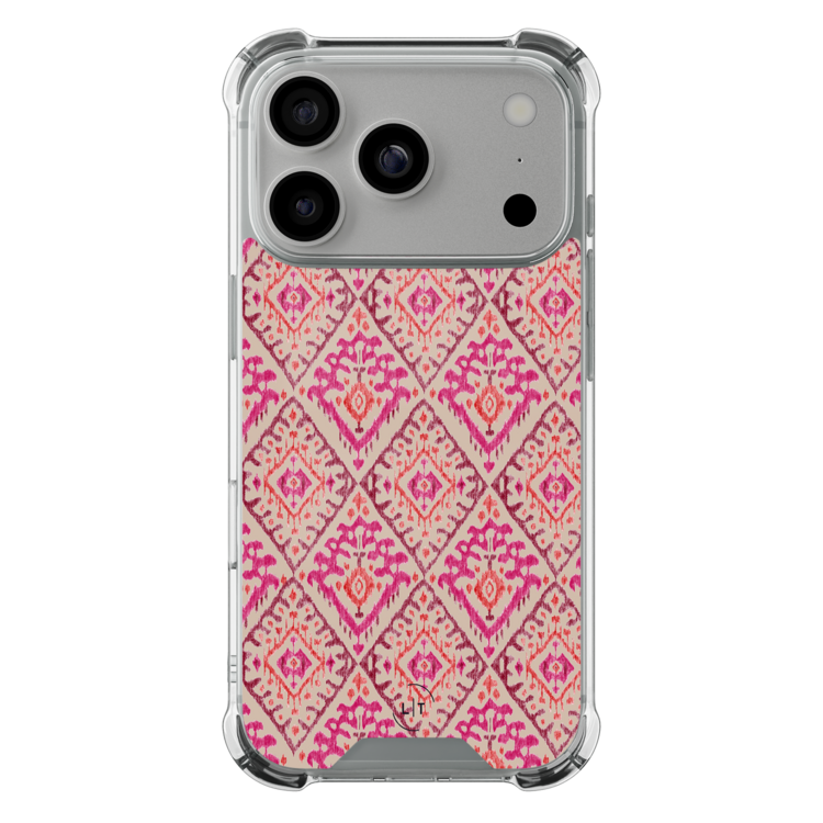 Leuke Telefoonhoesjes iPhone 17 Pro shockproof case - Ibiza art deco