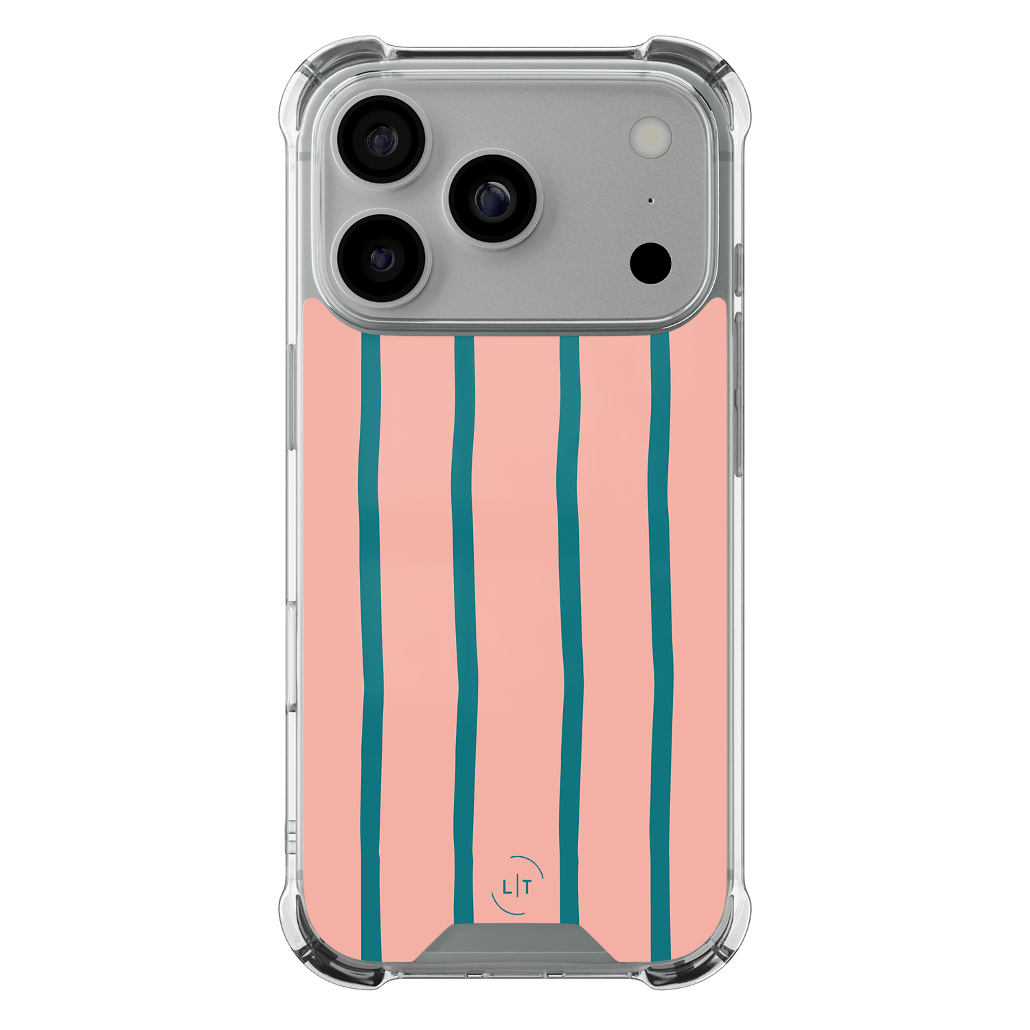 Leuke Telefoonhoesjes iPhone 17 Pro shockproof case - Pink flow