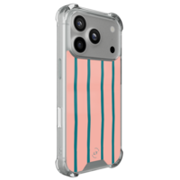 Leuke Telefoonhoesjes iPhone 17 Pro shockproof case - Pink flow