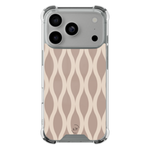 Leuke Telefoonhoesjes iPhone 17 Pro shockproof case - Abstract beige
