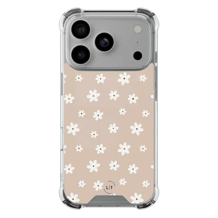 Leuke Telefoonhoesjes iPhone 17 Pro shockproof case - Cute flowers