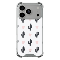 Leuke Telefoonhoesjes iPhone 17 Pro shockproof case - Cactus love
