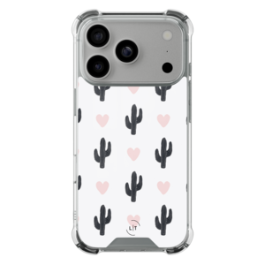 Leuke Telefoonhoesjes iPhone 17 Pro shockproof case - Cactus love