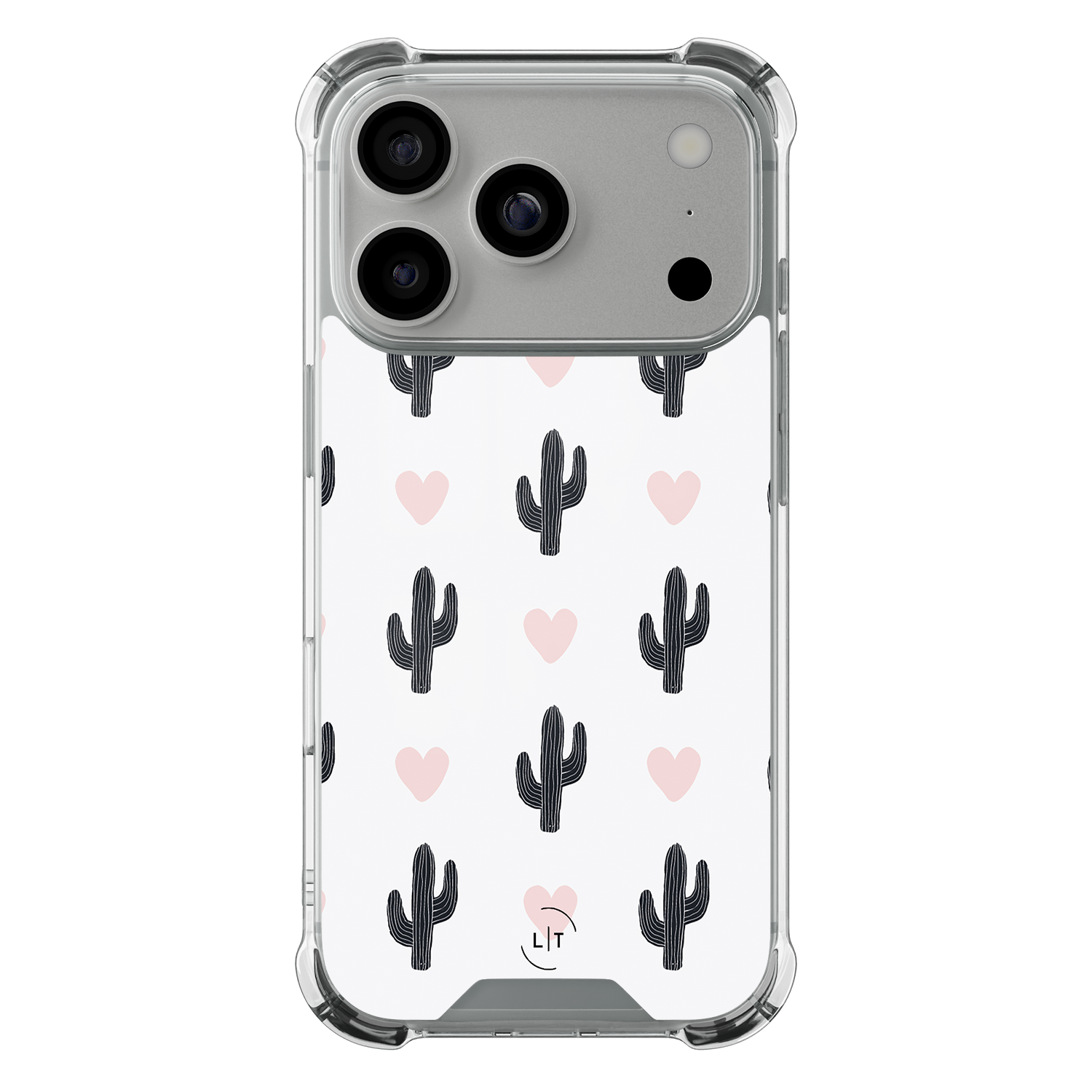 Leuke Telefoonhoesjes iPhone 17 Pro shockproof case - Cactus love