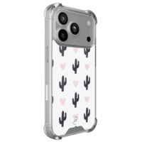 Leuke Telefoonhoesjes iPhone 17 Pro shockproof case - Cactus love