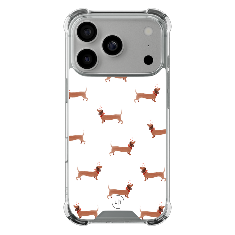 Leuke Telefoonhoesjes iPhone 17 Pro shockproof case - Teckels