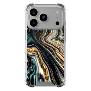 Leuke Telefoonhoesjes iPhone 17 Pro shockproof case - Marmer swirl