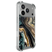 Leuke Telefoonhoesjes iPhone 17 Pro shockproof case - Marmer swirl