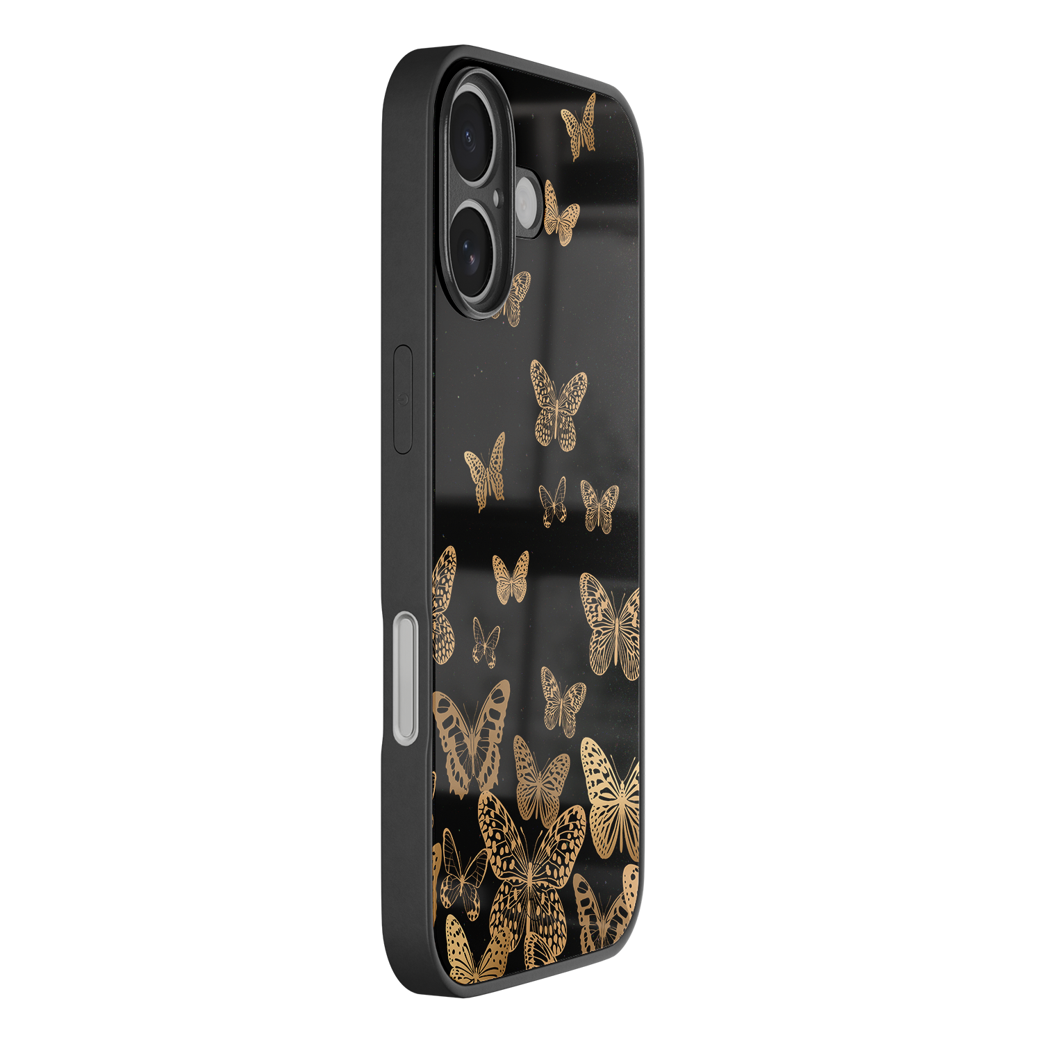 Leuke Telefoonhoesjes iPhone 17 hoesje glas - Vlinders