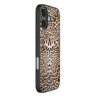 Leuke Telefoonhoesjes iPhone 17 hoesje glas - Luipaardprint