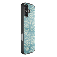 Leuke Telefoonhoesjes iPhone 17 hoesje glas - Pastel leaves