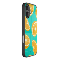 Leuke Telefoonhoesjes iPhone 17 hoesje glas - Fresh oranges
