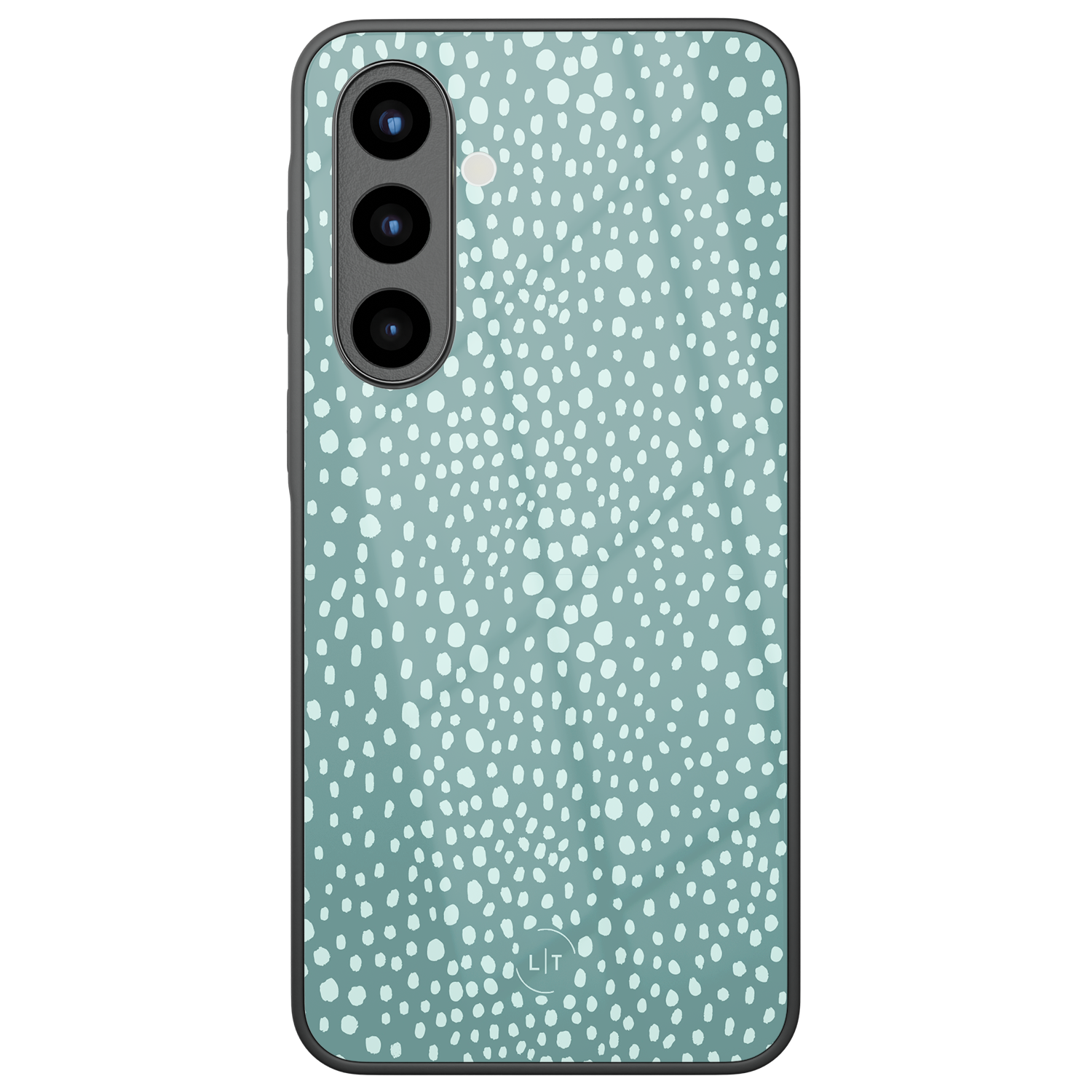 Leuke Telefoonhoesjes Samsung Galaxy A57 hoesje glas - Blue dots