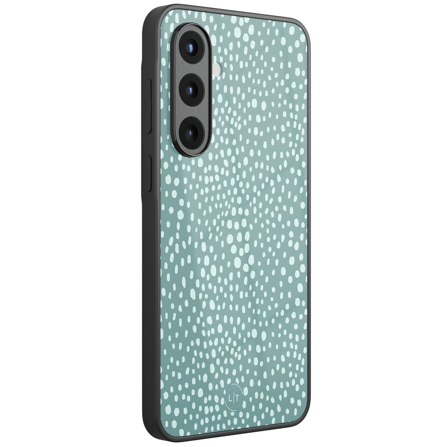 Leuke Telefoonhoesjes Samsung Galaxy A57 hoesje glas - Blue dots