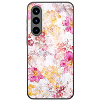 Leuke Telefoonhoesjes Samsung Galaxy A57 hoesje glas - Pink blossom