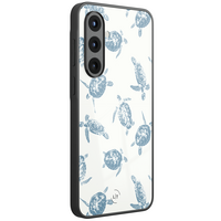 Leuke Telefoonhoesjes Samsung Galaxy A57 hoesje glas - Sea turtles