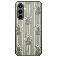 Leuke Telefoonhoesjes Samsung Galaxy A56 hoesje glas - Vintage bloom