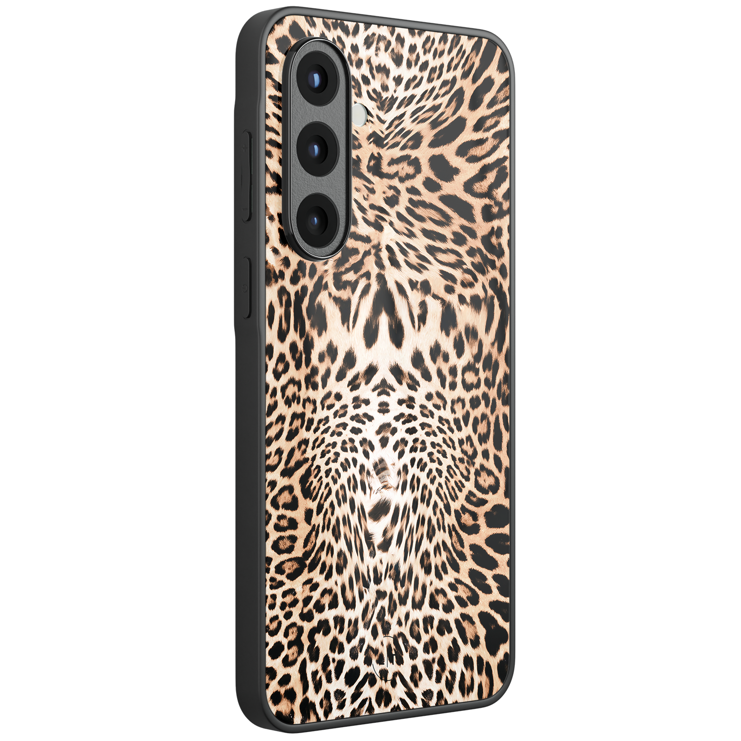 Leuke Telefoonhoesjes Samsung Galaxy A56 hoesje glas - Luipaardprint
