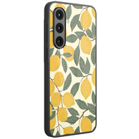 Leuke Telefoonhoesjes Samsung Galaxy A56 hoesje glas - Citroenen