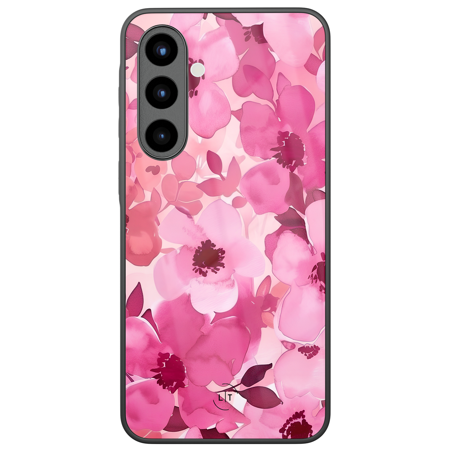 Leuke Telefoonhoesjes Samsung Galaxy A56 hoesje glas - Rosy garden