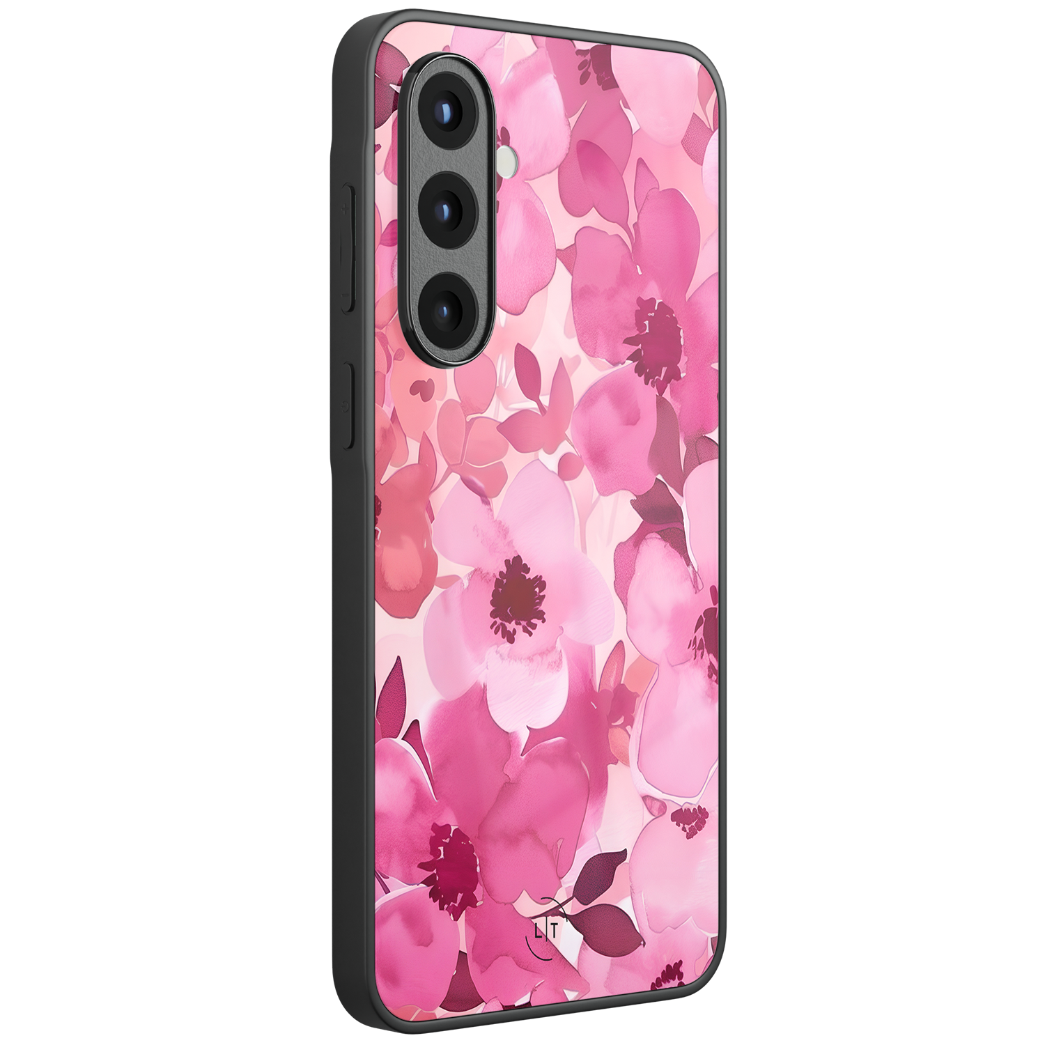 Leuke Telefoonhoesjes Samsung Galaxy A56 hoesje glas - Rosy garden