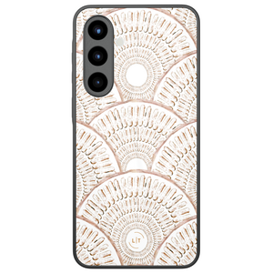 Leuke Telefoonhoesjes Samsung Galaxy A56 hoesje glas - Boho mosaic