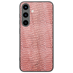Leuke Telefoonhoesjes Samsung Galaxy S26 hoesje glas - Blush croco
