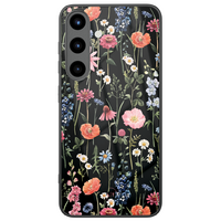 Leuke Telefoonhoesjes Samsung Galaxy S26 hoesje glas - Dark flowers