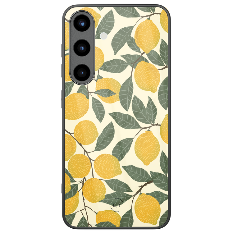 Leuke Telefoonhoesjes Samsung Galaxy S26 hoesje glas - Citroenen