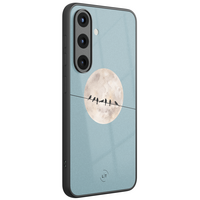 Leuke Telefoonhoesjes Samsung Galaxy S26 hoesje glas - Moon birds
