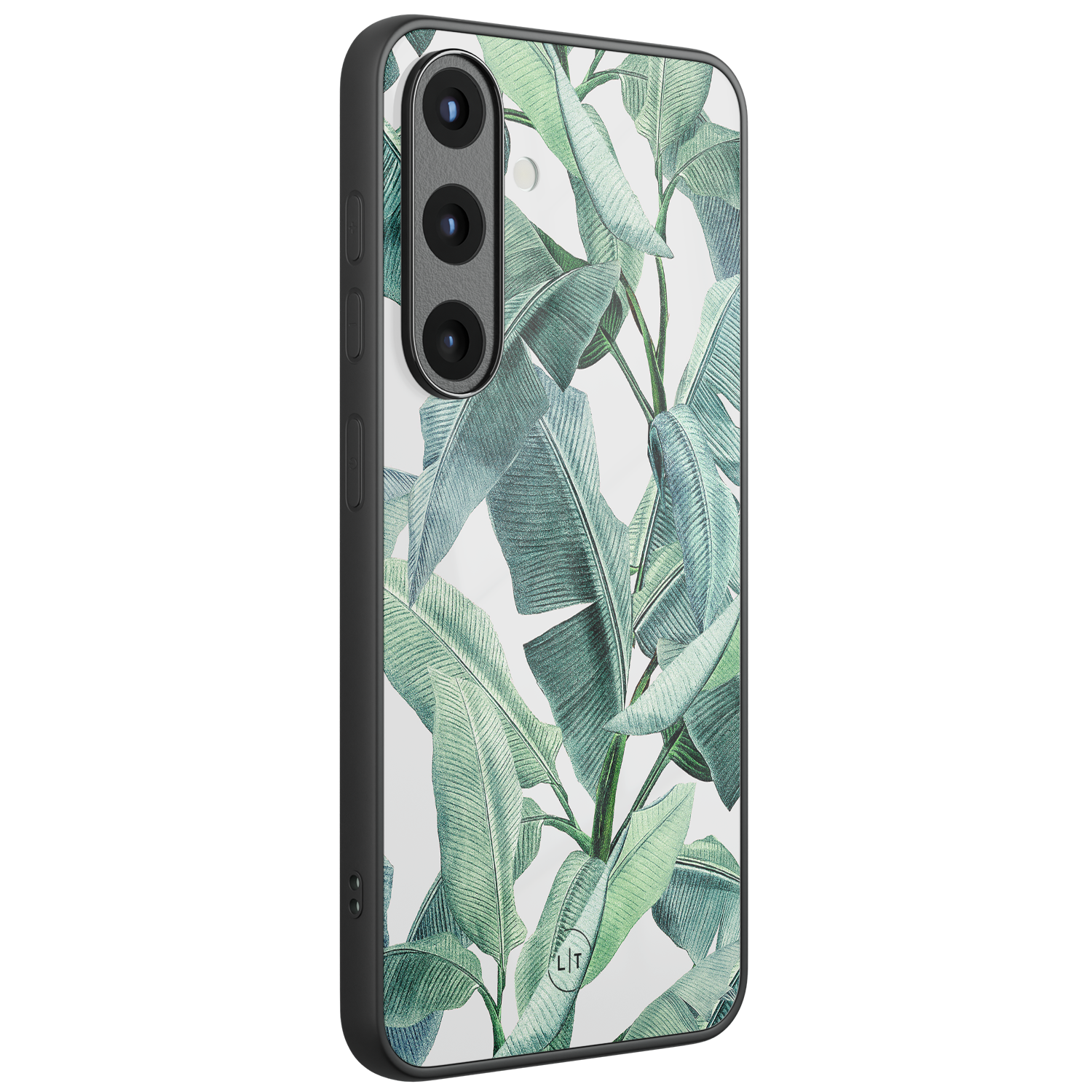Leuke Telefoonhoesjes Samsung Galaxy S26 hoesje glas - Banana leaves