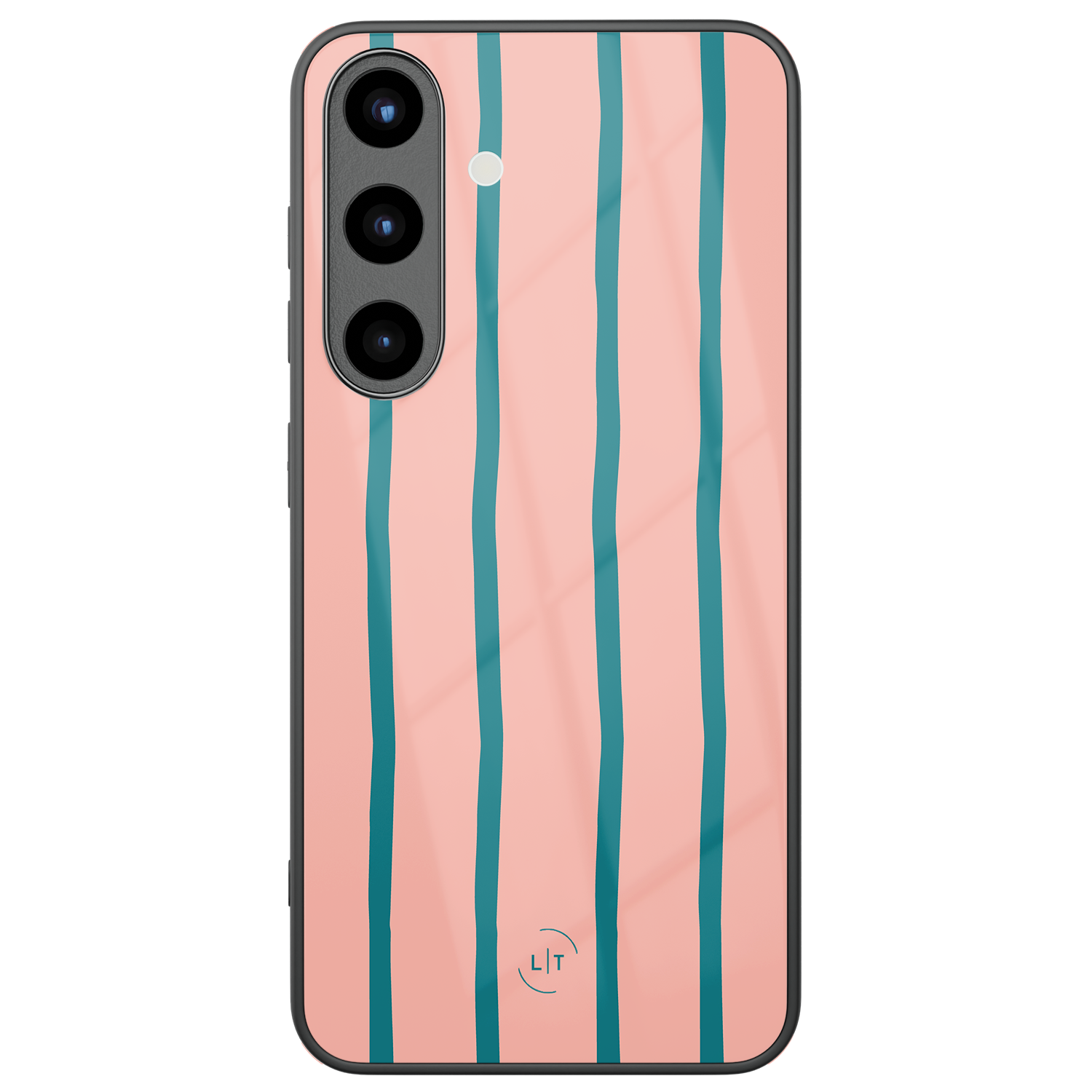 Leuke Telefoonhoesjes Samsung Galaxy S26 hoesje glas - Pink flow