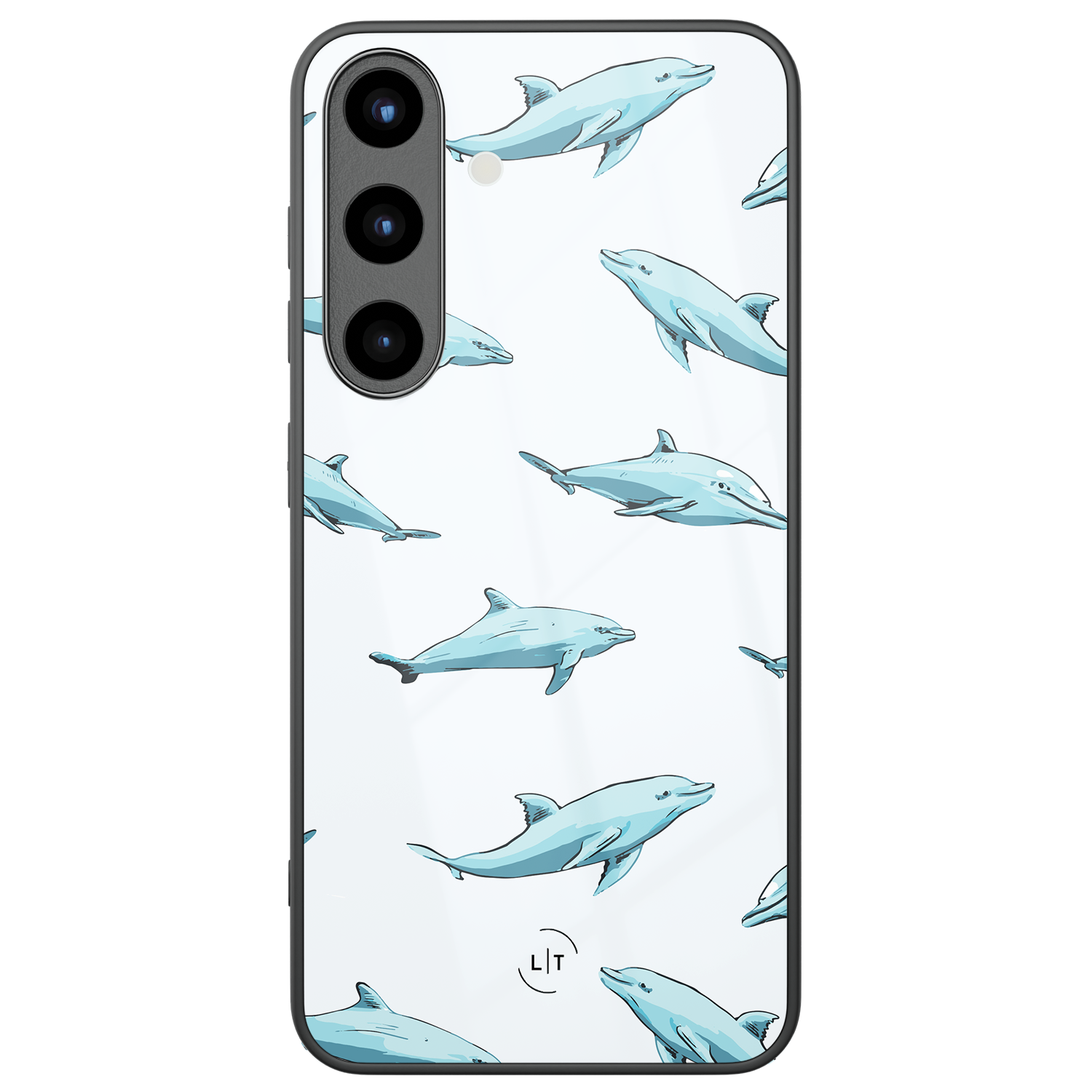 Leuke Telefoonhoesjes Samsung Galaxy S26 hoesje glas - Dolfijnen