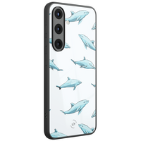 Leuke Telefoonhoesjes Samsung Galaxy S26 hoesje glas - Dolfijnen