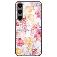 Leuke Telefoonhoesjes Samsung Galaxy S26 hoesje glas - Pink blossom