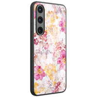 Leuke Telefoonhoesjes Samsung Galaxy S26 hoesje glas - Pink blossom