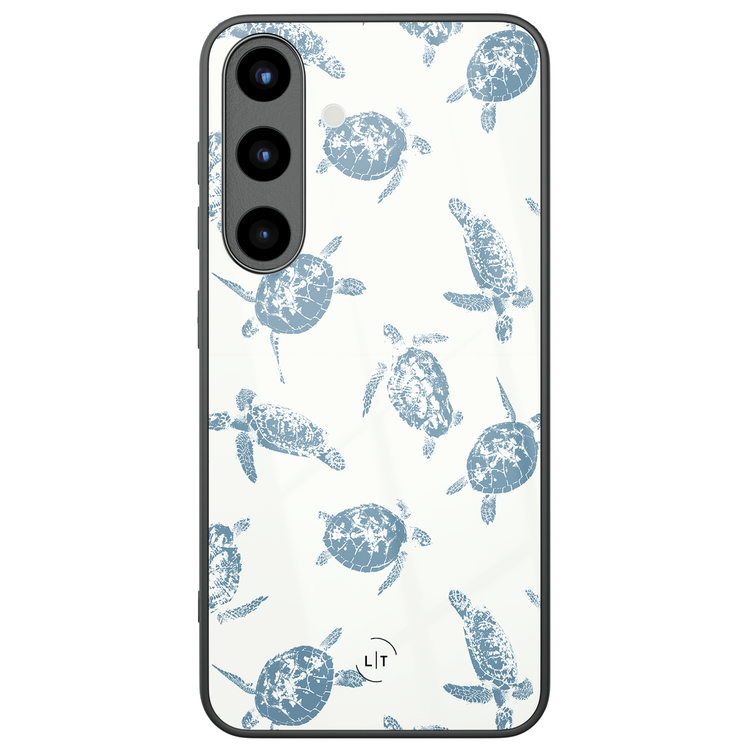 Leuke Telefoonhoesjes Samsung Galaxy S26 hoesje glas - Sea turtles