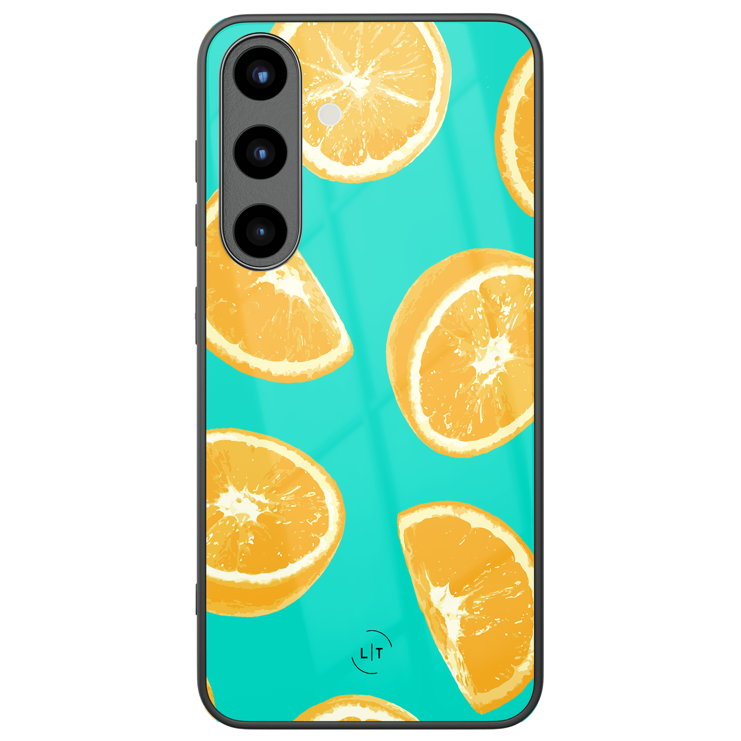 Leuke Telefoonhoesjes Samsung Galaxy S26 hoesje glas - Fresh oranges