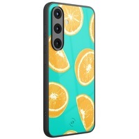 Leuke Telefoonhoesjes Samsung Galaxy S26 hoesje glas - Fresh oranges