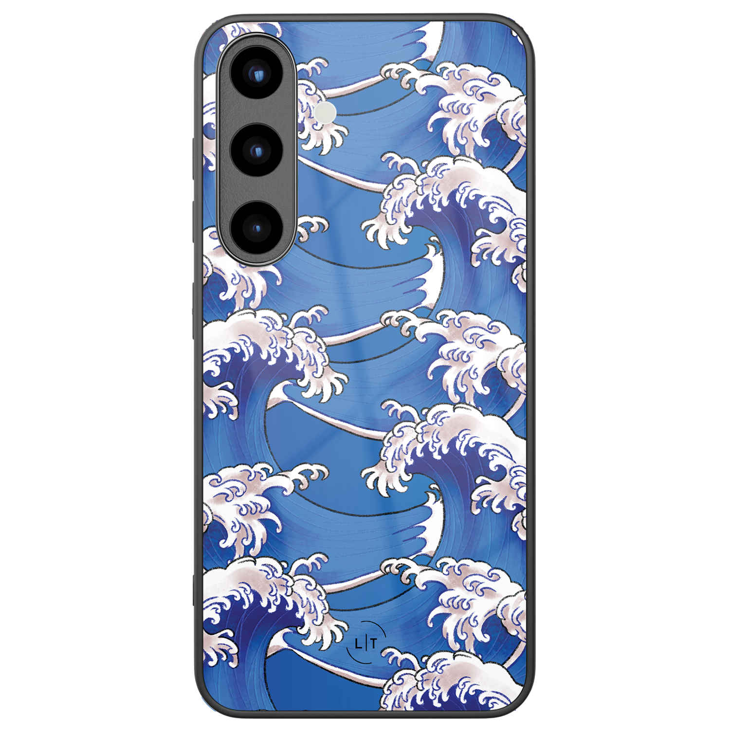 Leuke Telefoonhoesjes Samsung Galaxy S26 hoesje glas - Japanese waves