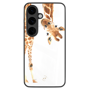 Leuke Telefoonhoesjes Samsung Galaxy S26 hoesje glas - Giraffe