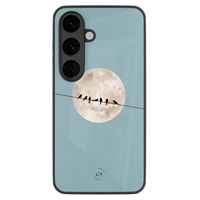 Leuke Telefoonhoesjes Samsung Galaxy S26 hoesje glas - Moon birds