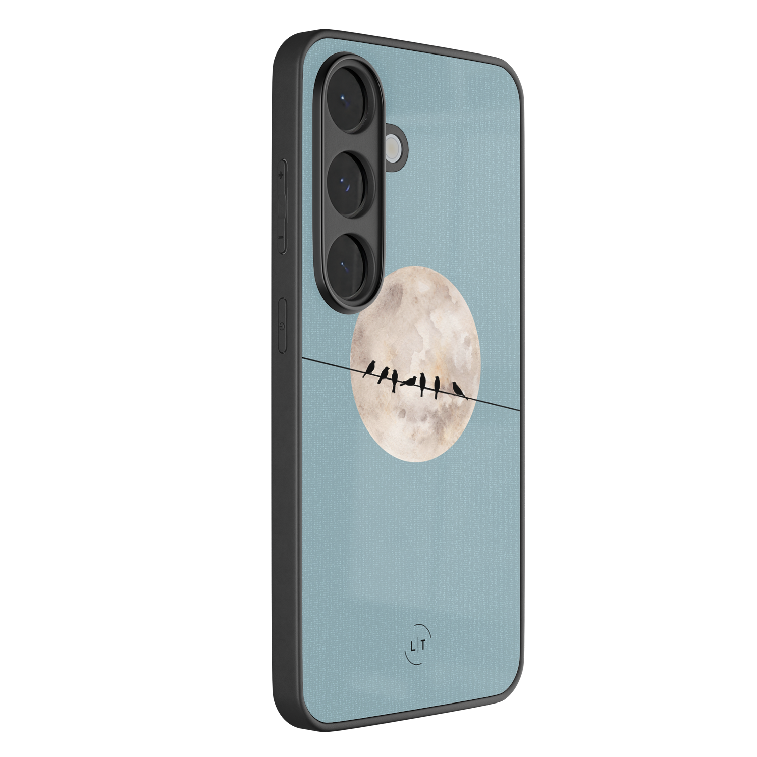 Leuke Telefoonhoesjes Samsung Galaxy S26 hoesje glas - Moon birds
